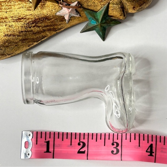 SET of 6 Cowboy Boots‎ 1.5oz Vintage Clear Shot Glasses - Picture 11 of 13